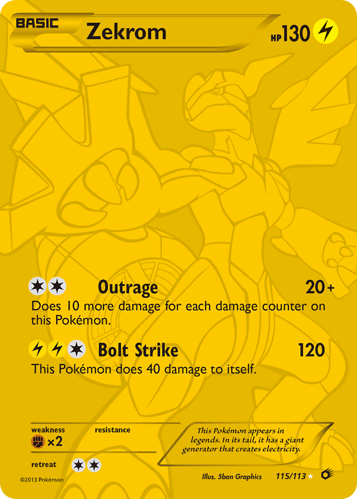 Zekrom (115/113) [Black & White: Legendary Treasures] - Doe's Cards