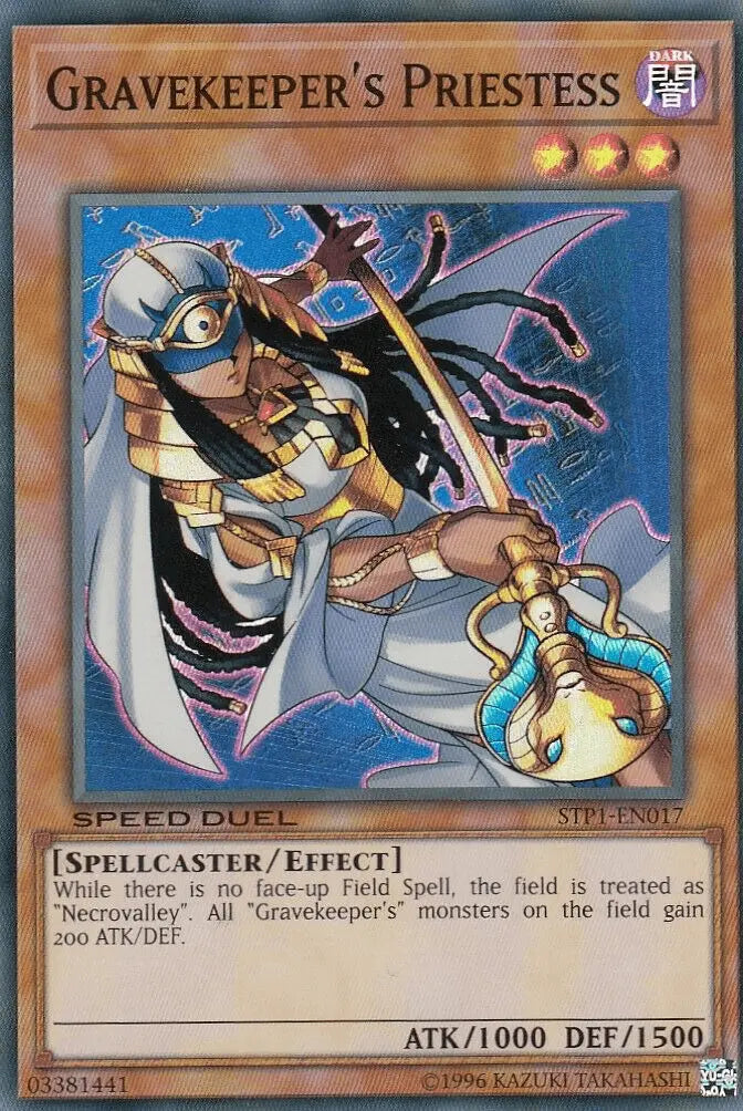 Gravekeeper's Priestess [STP1-EN017] Super Rare - Doe's Cards