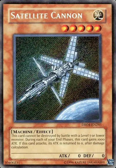 Satellite Cannon [DR04-EN241] Secret Rare - Doe's Cards