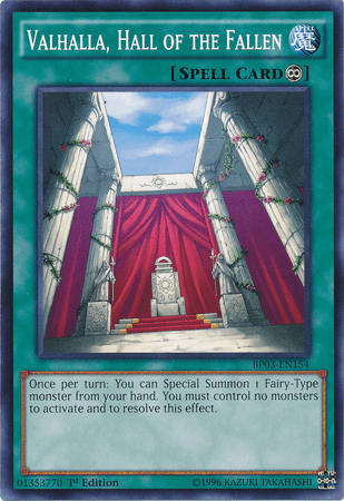 Valhalla, Hall of the Fallen [BP03-EN154] Common - Doe's Cards