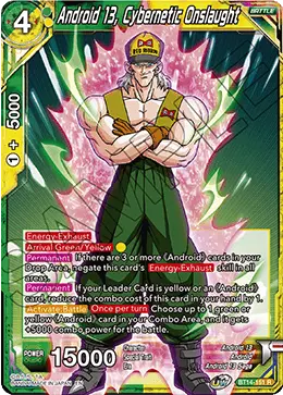 Android 13, Cybernetic Onslaught (BT14-151) [Cross Spirits] - Doe's Cards
