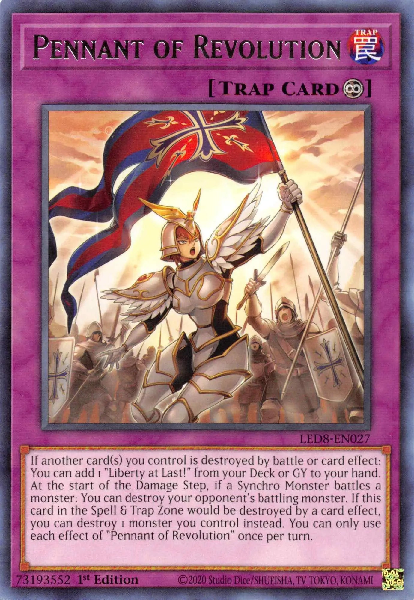 Pennant of Revolution [LED8-EN027] Rare - Doe's Cards