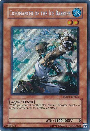 Cryomancer of the Ice Barrier [HA01-EN003] Secret Rare - Doe's Cards