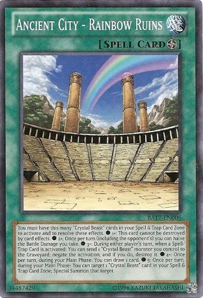 Ancient City - Rainbow Ruins [BATT-EN006] Starfoil Rare - Doe's Cards