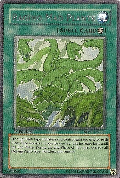 Raging Mad Plants [SOVR-EN060] Rare - Doe's Cards