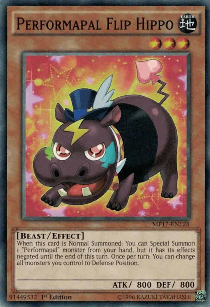 Performapal Flip Hippo [MP17-EN128] Common - Doe's Cards