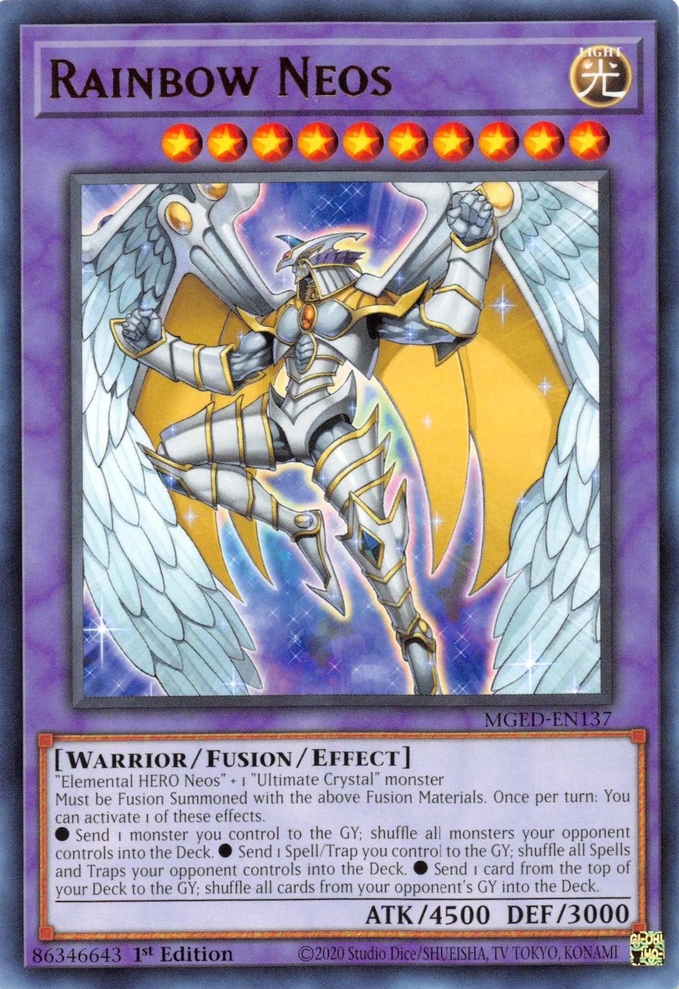 Rainbow Neos [MGED-EN137] Rare - Doe's Cards