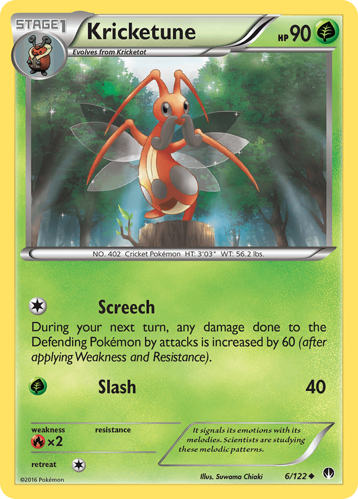 Kricketune (6/122) [XY: BREAKpoint] - Doe's Cards