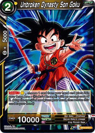 Unbroken Dynasty Son Goku (BT4-079) [Colossal Warfare] - Doe's Cards