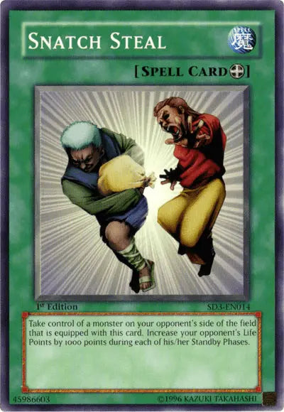 Snatch Steal [SD3-EN014] Common - Doe's Cards