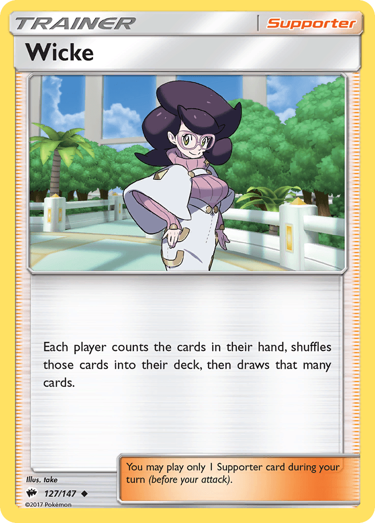 Wicke (127/147) [Sun & Moon: Burning Shadows] - Doe's Cards