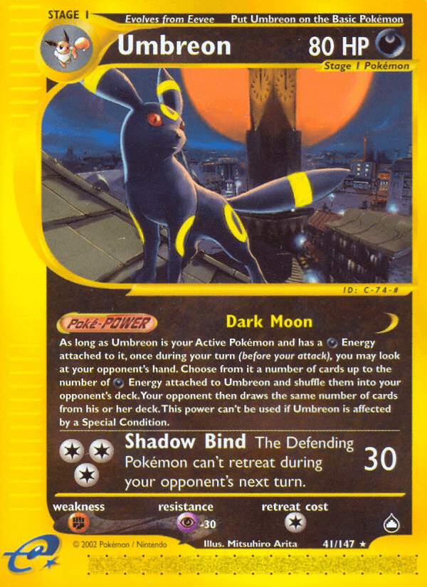 Umbreon (41/147) [Aquapolis] - Doe's Cards