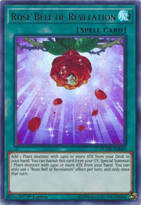 Rose Bell of Revelation [DUOV-EN040] Ultra Rare - Doe's Cards