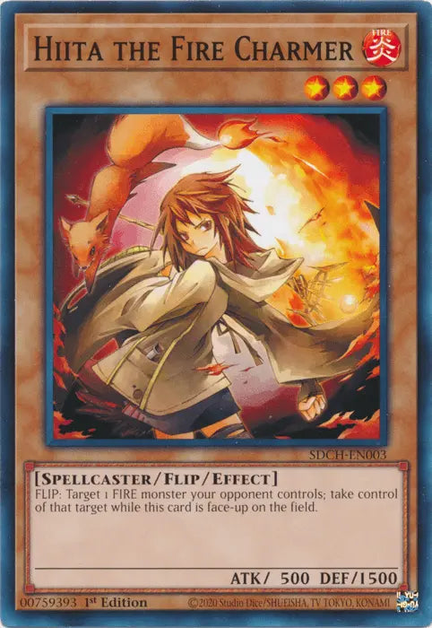 Hiita the Fire Charmer [SDCH-EN003] Common - Doe's Cards
