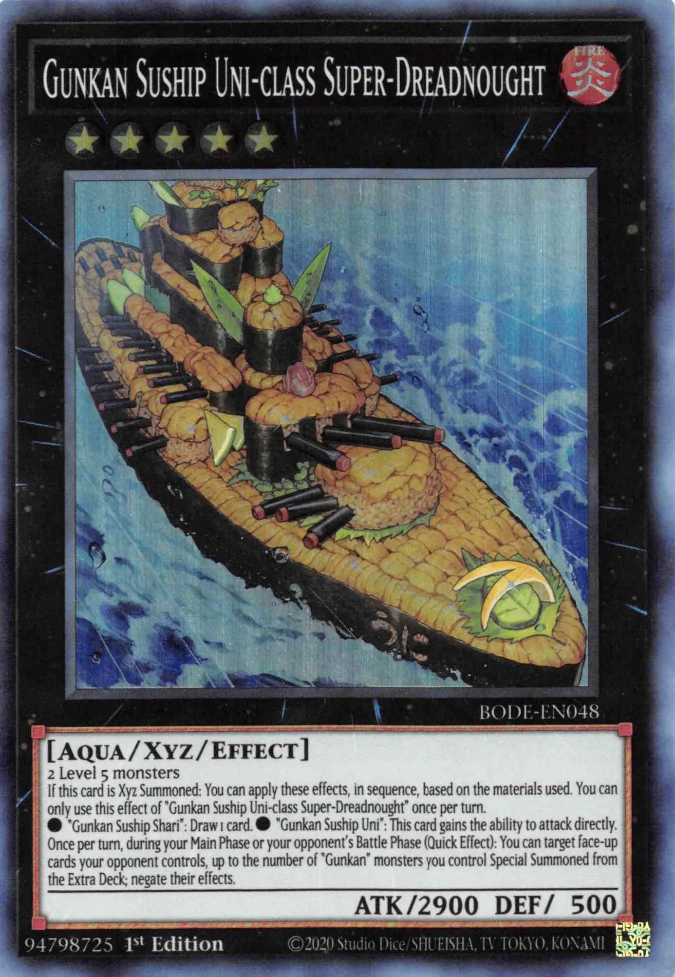Gunkan Suship Uni-class Super-Dreadnaught [BODE-EN048] Super Rare - Doe's Cards