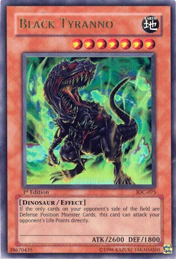 Black Tyranno [IOC-075] Ultra Rare - Doe's Cards