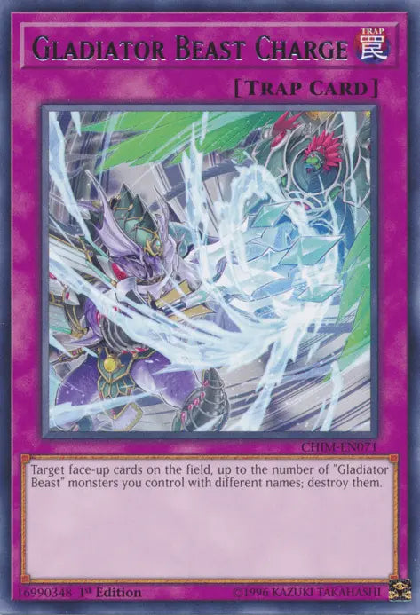 Gladiator Beast Charge [CHIM-EN071] Rare - Doe's Cards