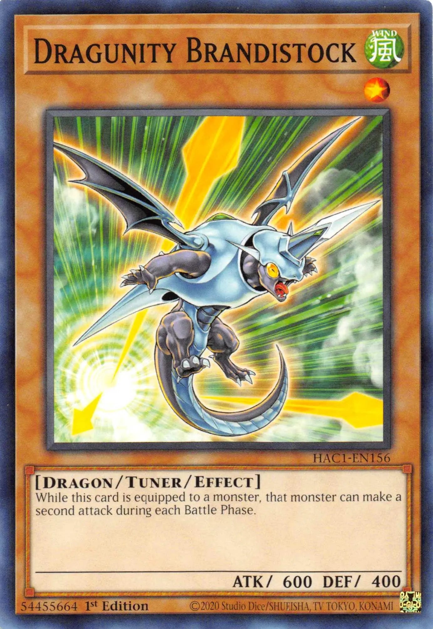 Dragunity Brandistock [HAC1-EN156] Common - Doe's Cards