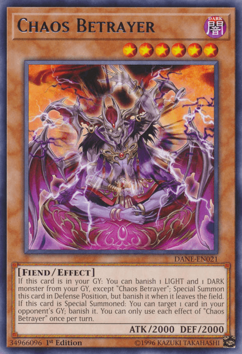 Chaos Betrayer [DANE-EN021] Rare - Doe's Cards