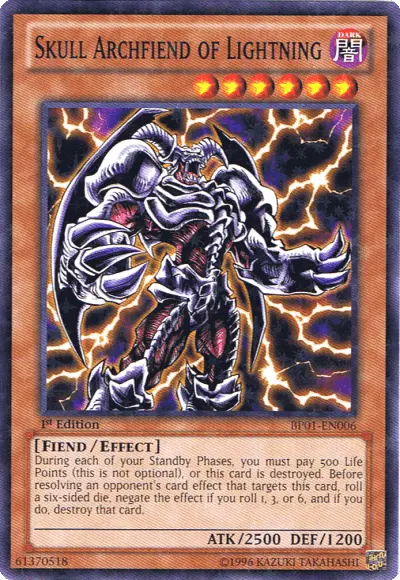 Skull Archfiend of Lightning [BP01-EN006] Starfoil Rare - Doe's Cards