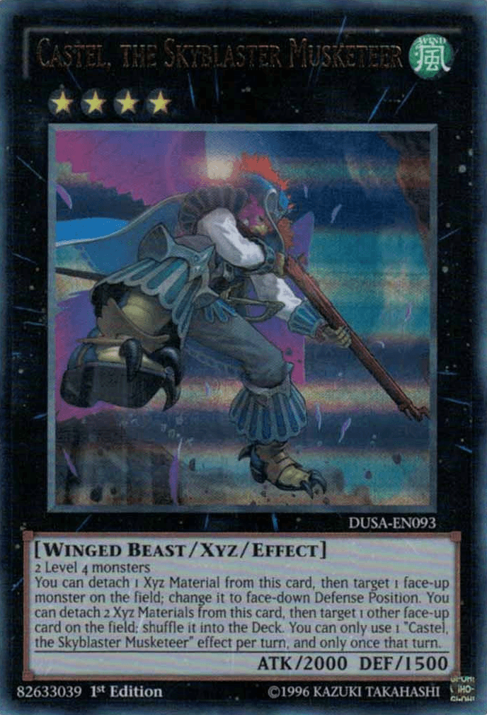 Castel, the Skyblaster Musketeer [DUSA-EN093] Ultra Rare - Doe's Cards