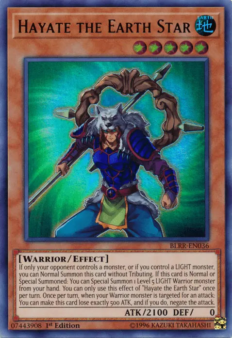 Hayate the Earth Star [BLRR-EN036] Ultra Rare - Doe's Cards
