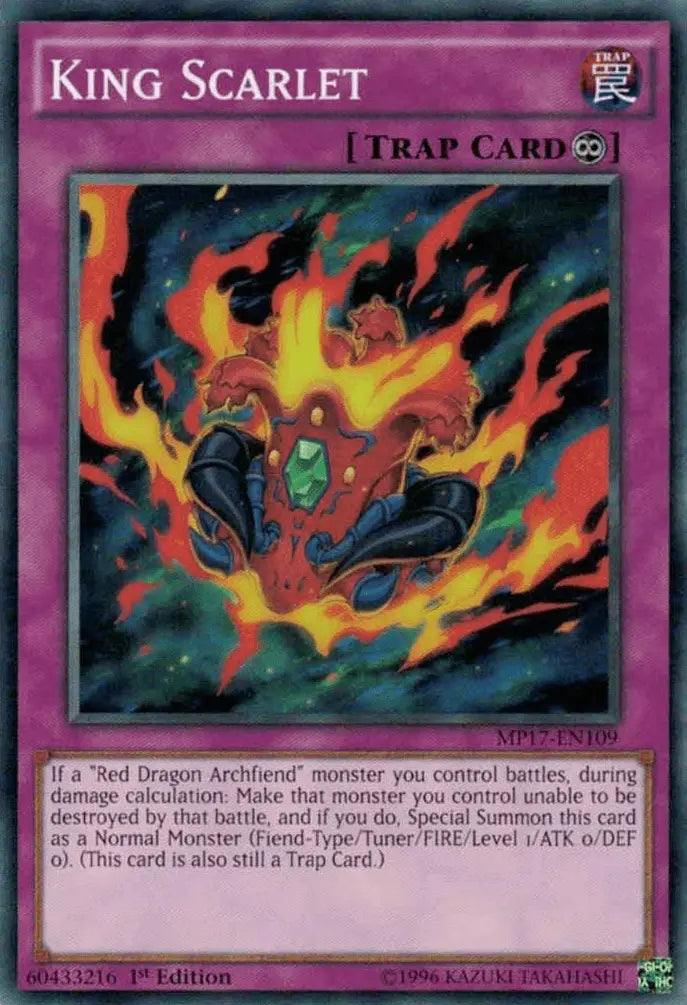 King Scarlet [MP17-EN109] Common - Doe's Cards