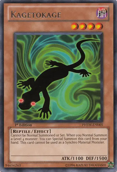 Kagetokage [PHSW-EN005] Rare - Doe's Cards