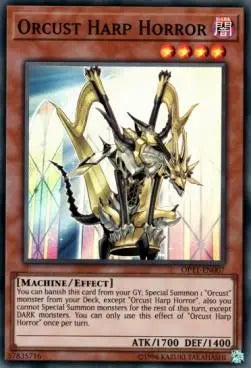 Orcust Harp Horror [OP11-EN007] Super Rare - Doe's Cards