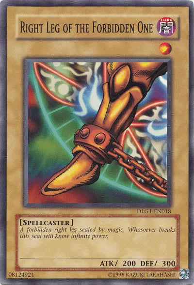 Right Leg of the Forbidden One [DLG1-EN018] Common - Doe's Cards