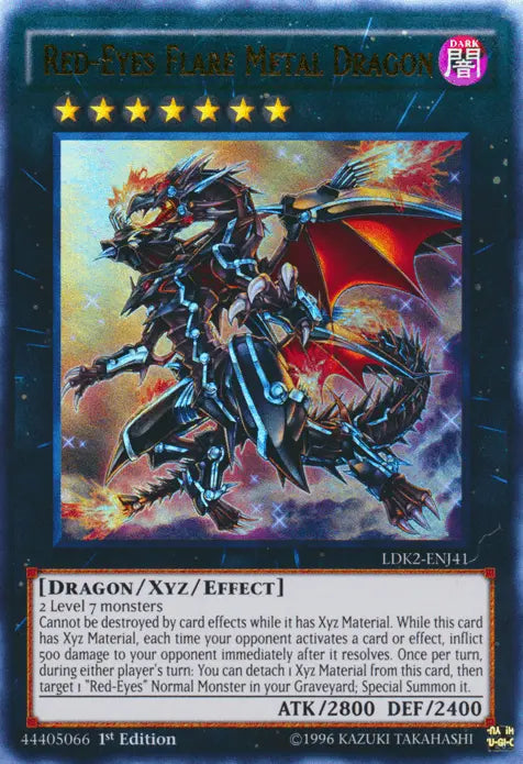 Red-Eyes Flare Metal Dragon [LDK2-ENJ41] Ultra Rare - Doe's Cards