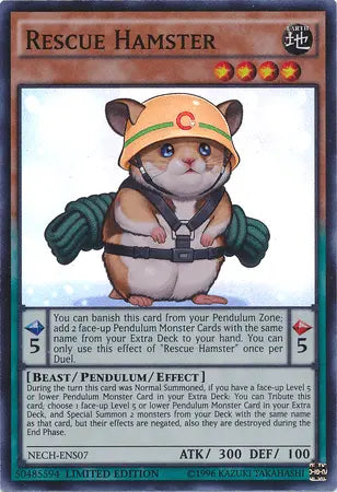 Rescue Hamster (SE) [NECH-ENS07] Super Rare - Doe's Cards
