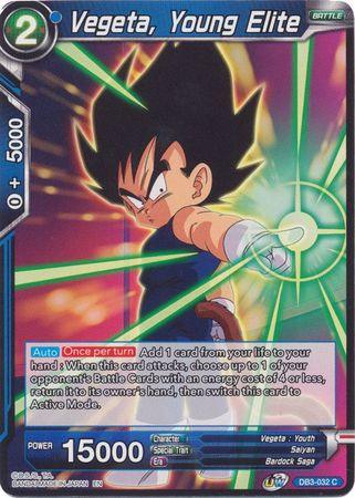 Vegeta, Young Elite (DB3-032) [Giant Force] - Doe's Cards