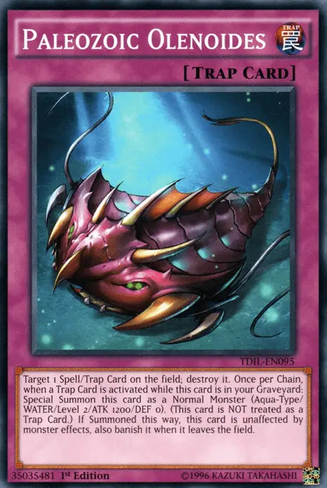 Paleozoic Olenoides [TDIL-EN095] Common - Doe's Cards
