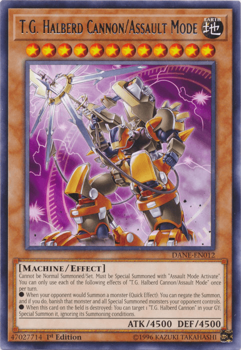 T.G. Halberd Cannon/Assault Mode [DANE-EN012] Rare - Doe's Cards