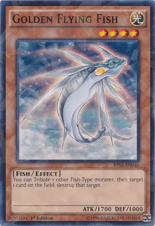 Golden Flying Fish [BP03-EN040] Shatterfoil Rare - Doe's Cards
