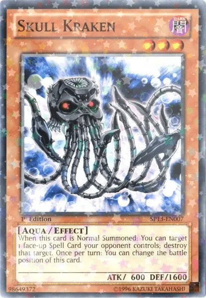 Skull Kraken [SP13-EN007] Starfoil Rare - Doe's Cards