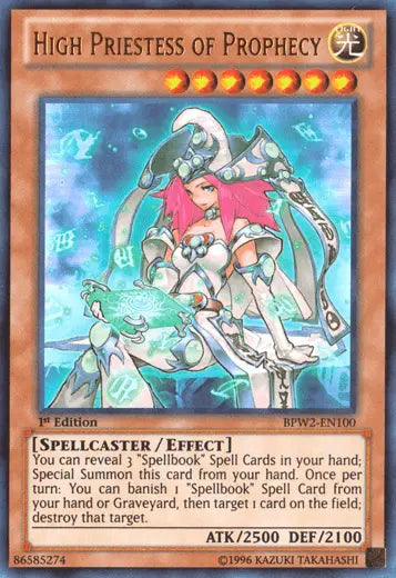High Priestess of Prophecy [BPW2-EN100] Ultra Rare - Doe's Cards