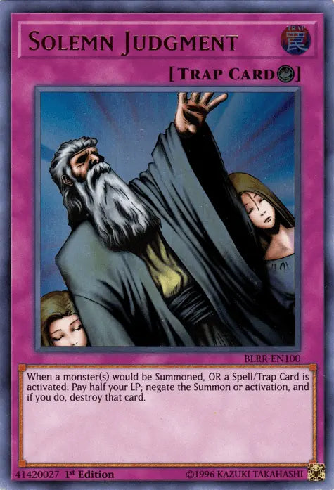 Solemn Judgment [BLRR-EN100] Ultra Rare - Doe's Cards