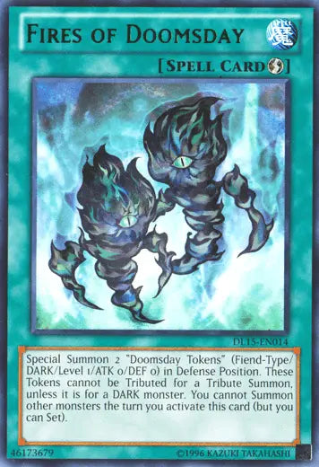 Fires of Doomsday (Green) [DL15-EN014] Rare - Doe's Cards