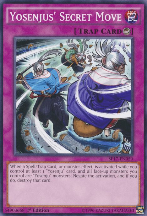 Yosenjus' Secret Move [SP17-EN050] Starfoil Rare - Doe's Cards