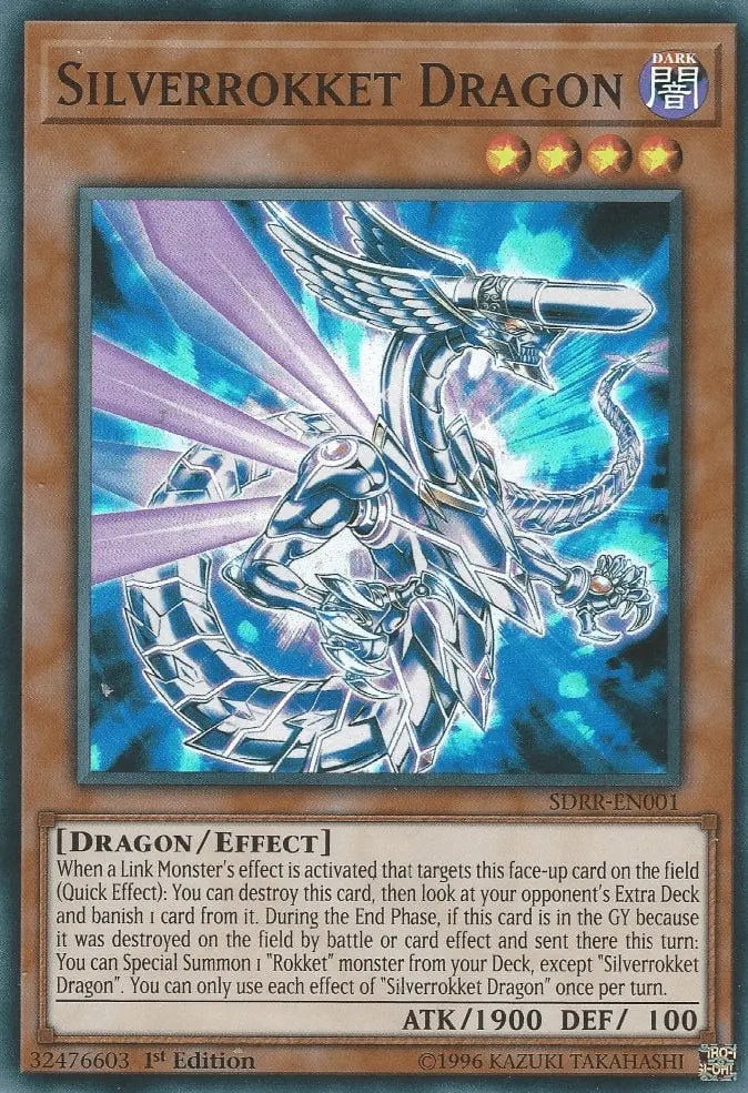 Silverrokket Dragon [SDRR-EN001] Super Rare - Doe's Cards