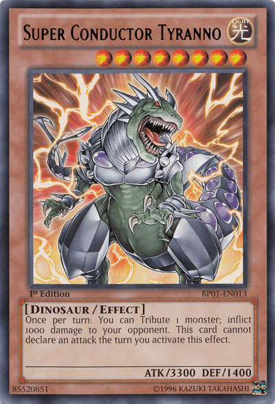 Super Conductor Tyranno [BP01-EN013] Rare - Doe's Cards