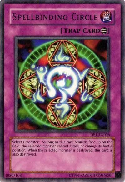 Spellbinding Circle [DB1-EN006] Rare - Doe's Cards