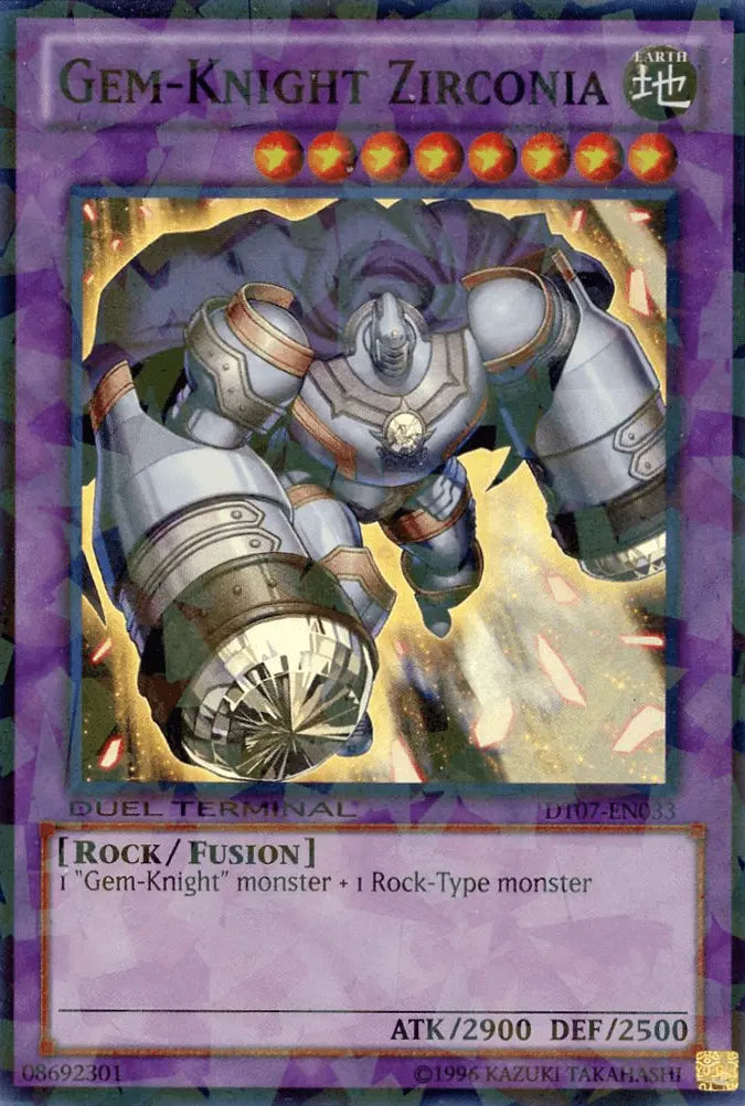 Gem-Knight Zirconia [DT07-EN033] Super Rare - Doe's Cards