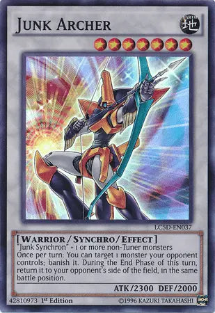 Junk Archer [LC5D-EN037] Super Rare - Doe's Cards