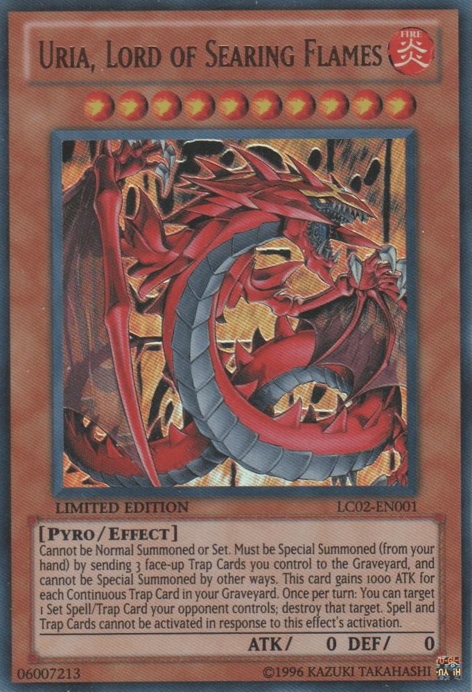 Uria, Lord of Searing Flames [LC02-EN001] Ultra Rare - Doe's Cards