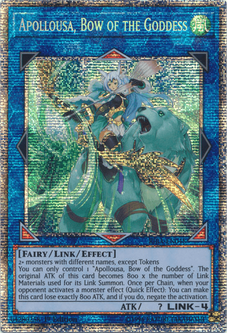 Apollousa, Bow of the Goddess [RIRA-EN048] Starlight Rare - Doe's Cards