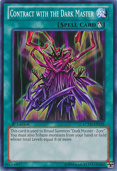 Contract with the Dark Master [LCYW-EN128] Common - Doe's Cards