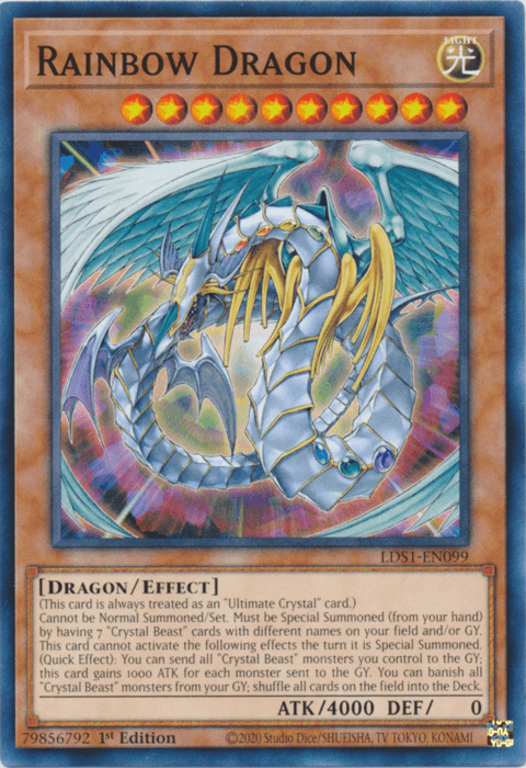 Rainbow Dragon [LDS1-EN099] Common - Doe's Cards